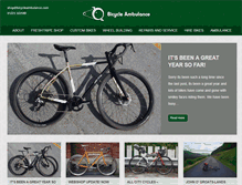 Tablet Screenshot of bicycleambulance.com
